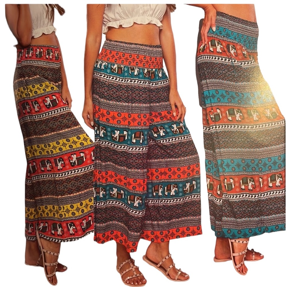 NWT.   Med/LG. Palazzo Pants by Sacred Threads.   CL/GR07
222270/2. Size M/L
